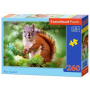 Puzzle Castorland 260el Wiewiórka na sośnie - 2